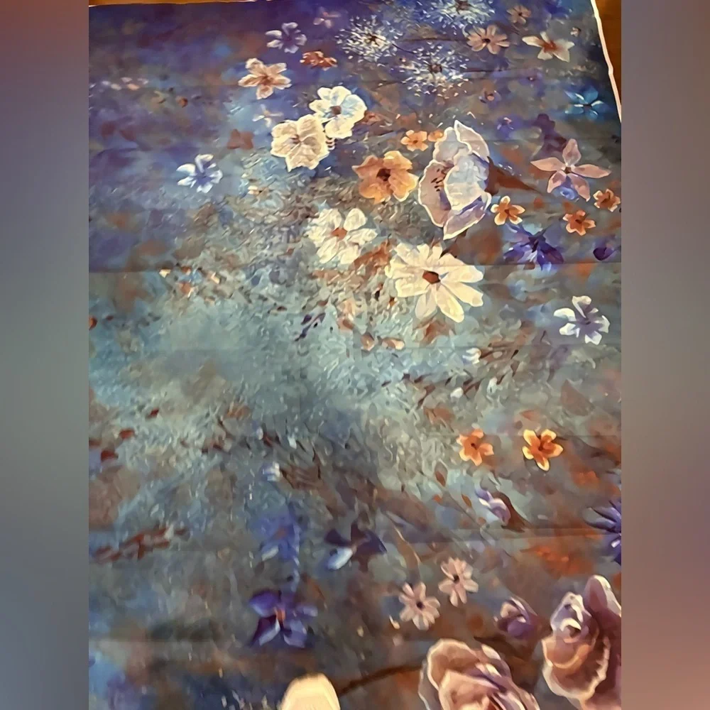 5’ x 7’ HUGE WALL FABRIC LIVE SHOW BACKDROP PICTURE PROPS FLORAL BUTTERFLY NEW